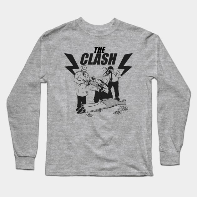 The Clash - London crime Long Sleeve T-Shirt by Shapmiyako